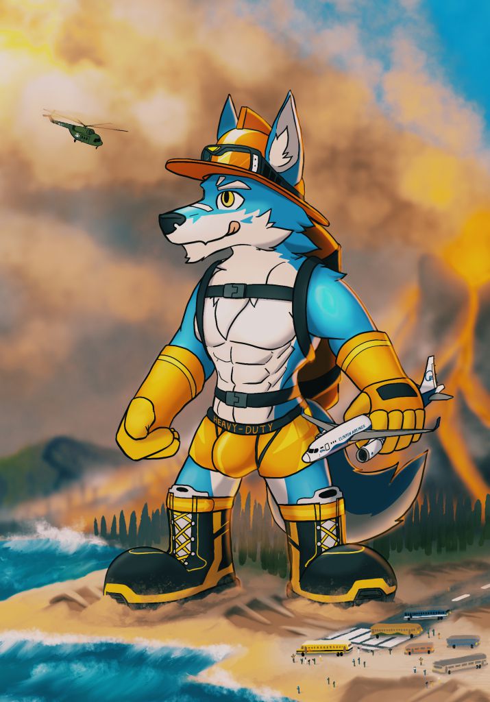 火山救援 by 保尔森克林顿, macro