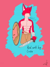 Red Wolf King Costa by 保尔森克林顿