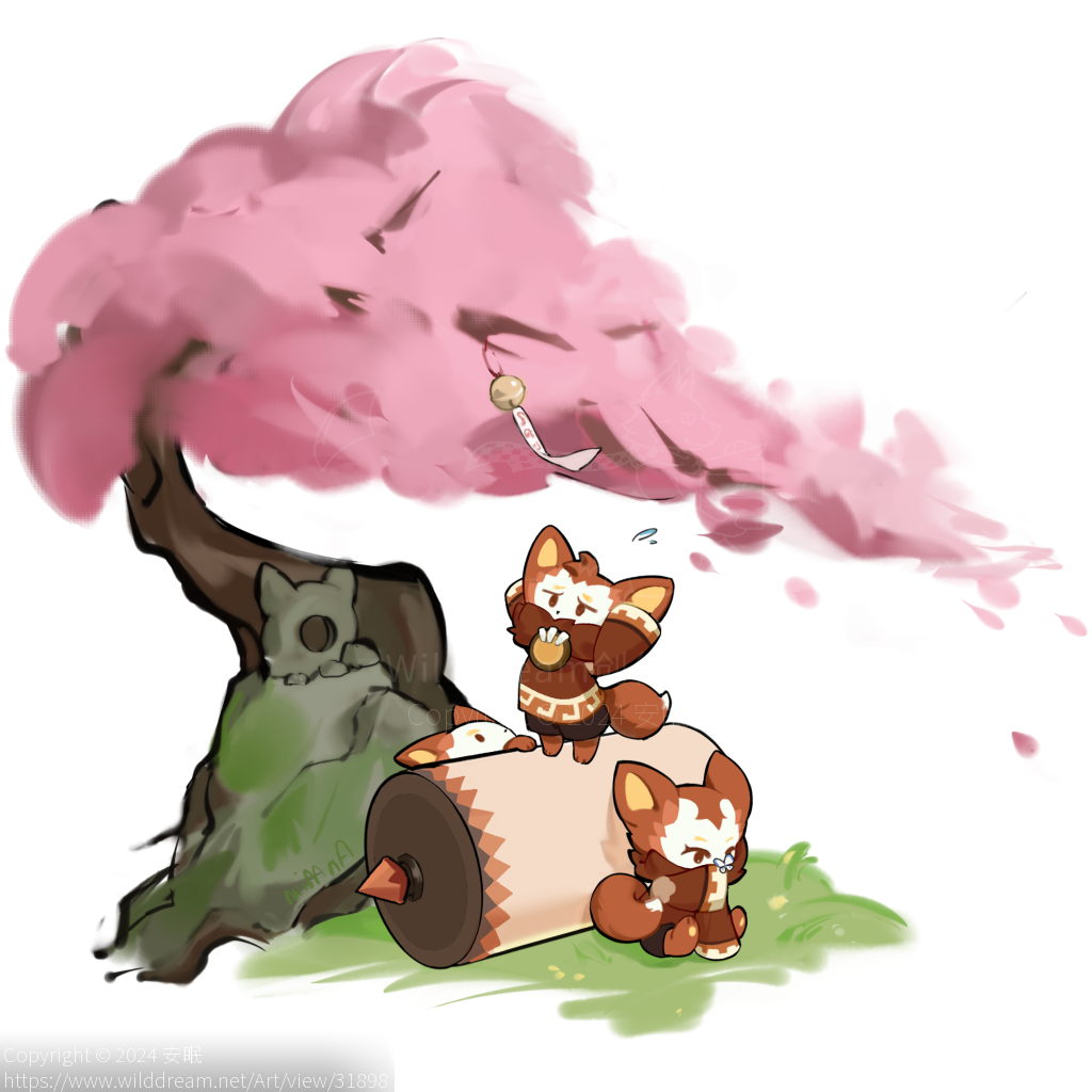 三只狐狸 by 安眠, 妖之乡, 野禅狐