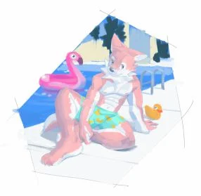 上色摸鱼