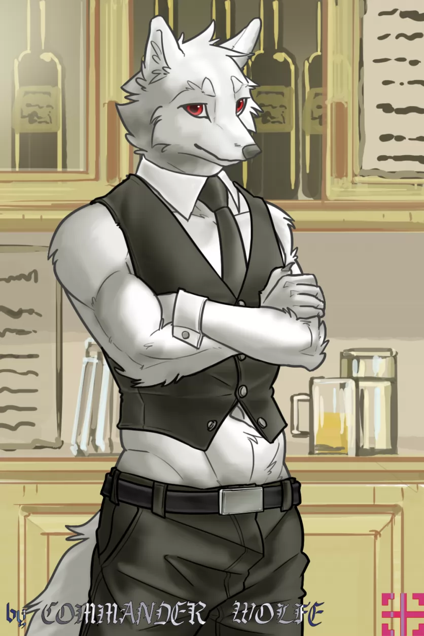 酒保 by COMMANDER--WOLFE, 雪鬣