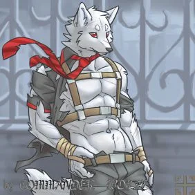 战损雪鬣 by COMMANDER--WOLFE