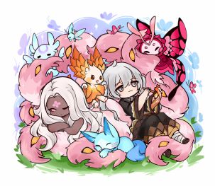 画好今天的符咒准备好带回新的伙伴吧！ by 漠漠喵