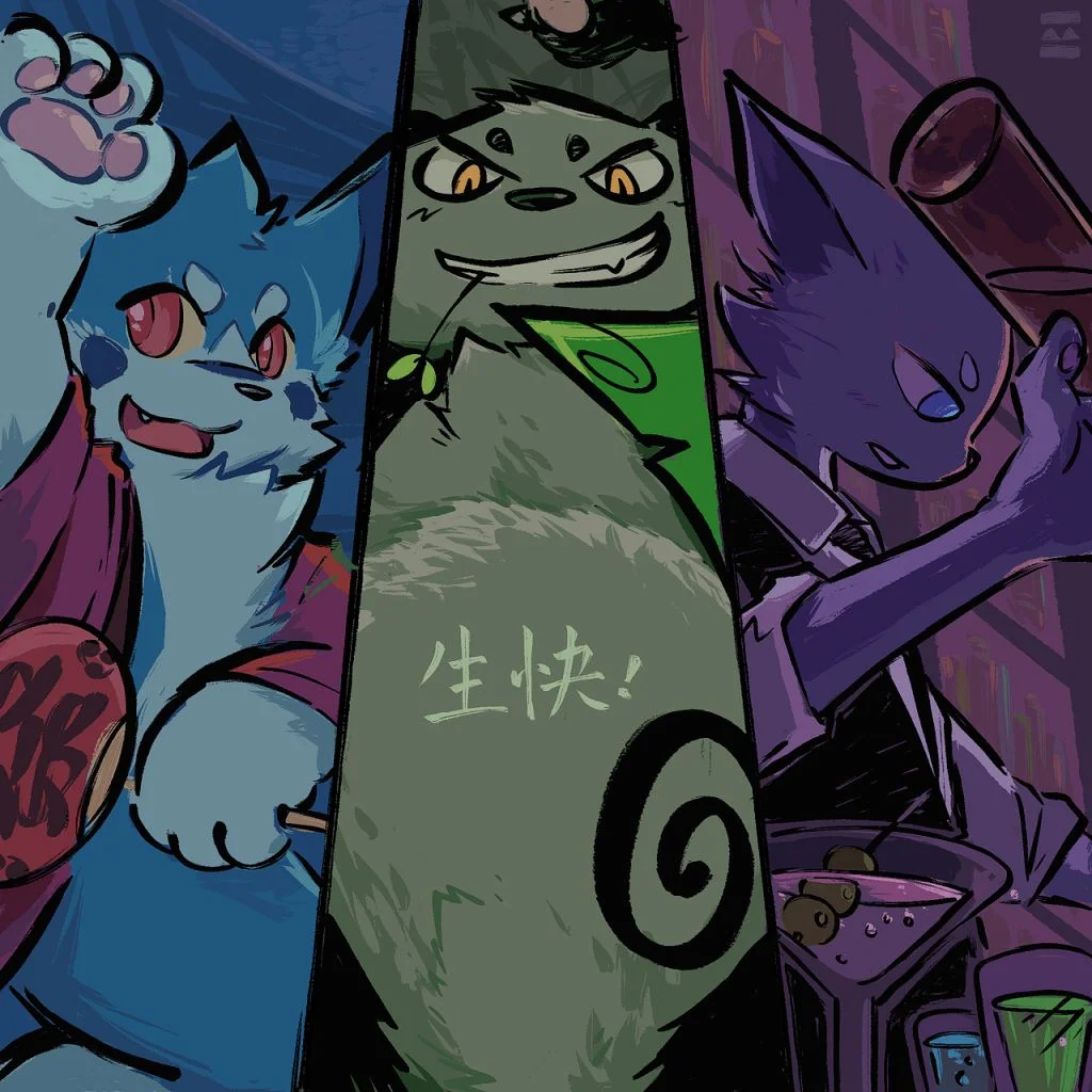 昊月的生日贺图！ by mouffy, 生日, 熊猫, 猫, 犬
