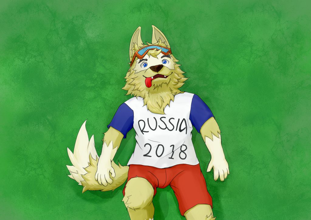 我是Zabivaka 现在慌得一批 by OneGW, 扎比瓦卡, 西伯利亚大尾巴狼, Zabivaka