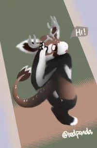 名字是小熊猫的天使龙～ by CoralTheRedpanda