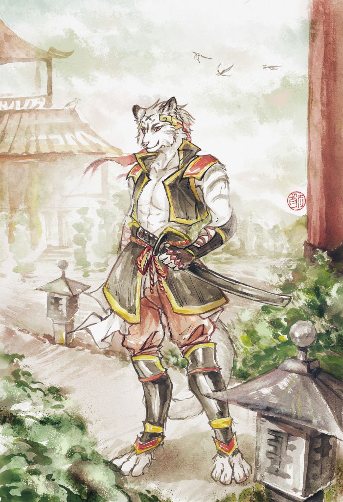 PicsArt_hu by 小驭, 虎, 白虎, 古风