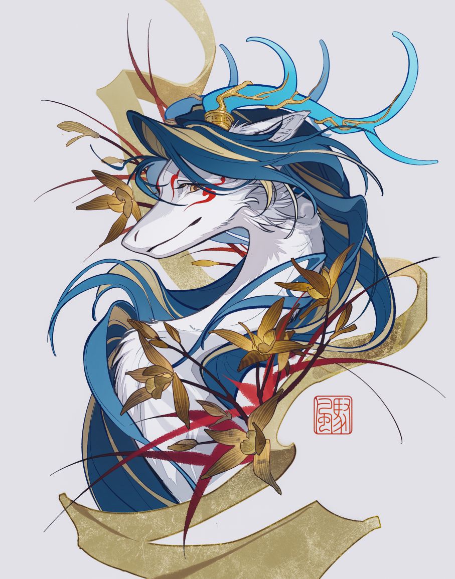 委托 by 小驭, 兽设, 古风, 壁纸, 龙