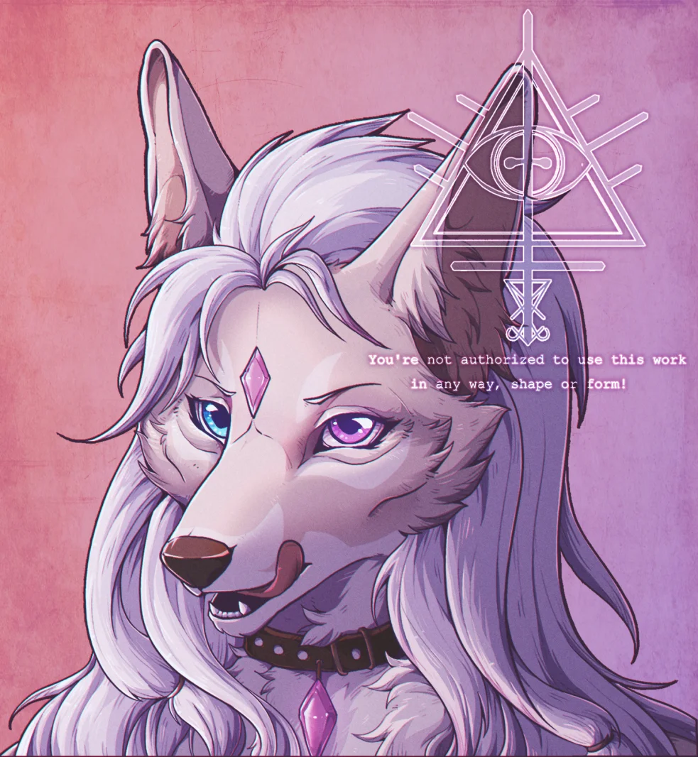 头像稿1025 by 辐射渡鸦, 狼