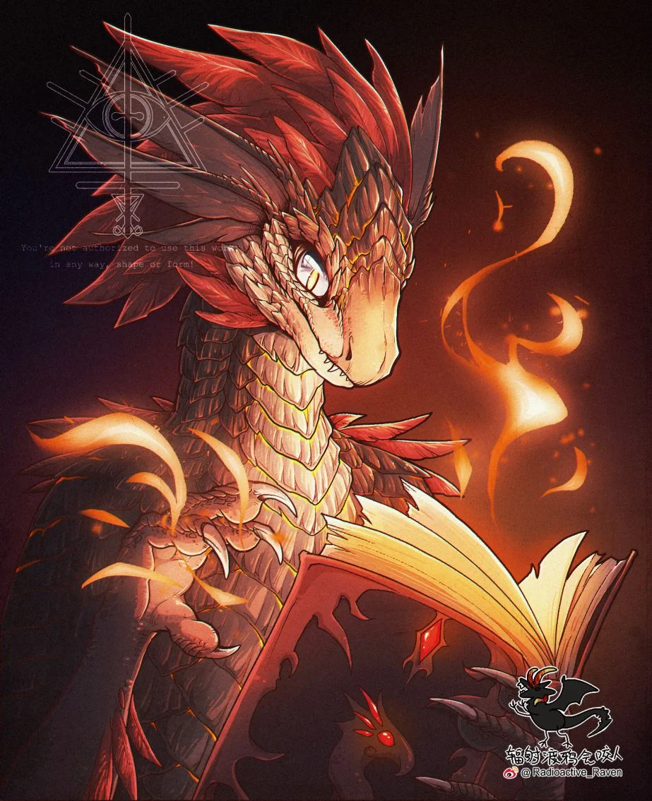 【稿】魔法书 by 辐射渡鸦, 龙, 西方龙