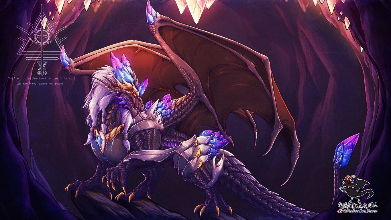 【稿】旧稿子的重新上色 by 辐射渡鸦, 西方龙