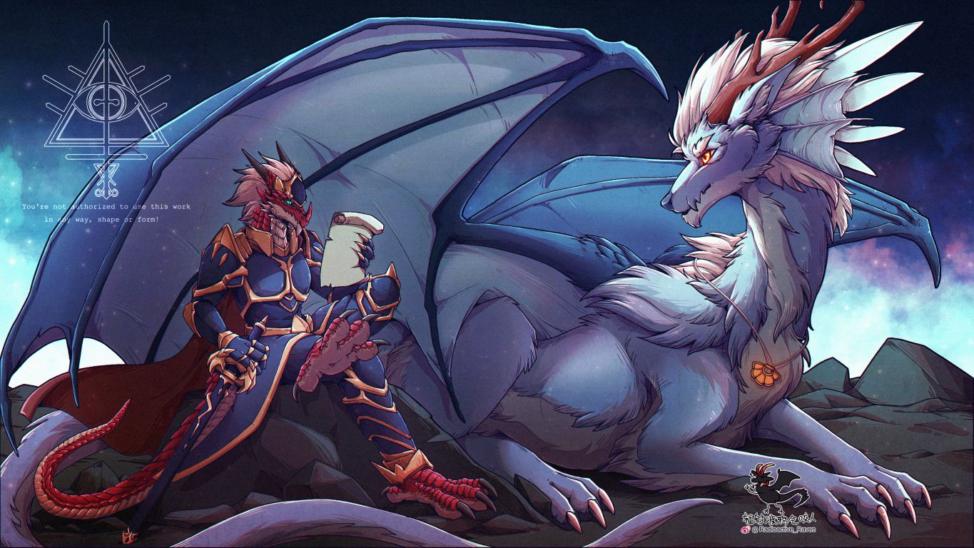 【稿】重新调色过的版本 by 辐射渡鸦, 龙, 西方龙
