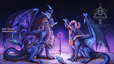 【稿】 Blue Dragons' Meeting by 辐射渡鸦