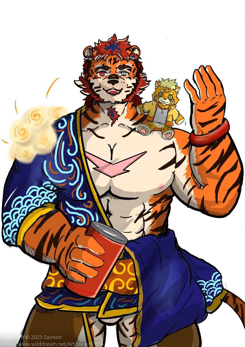 仁利 by Saimon, #虎兽人#情侣