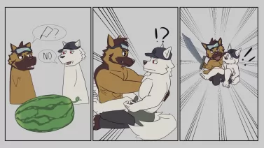 胸摸剑 by wolfroppa