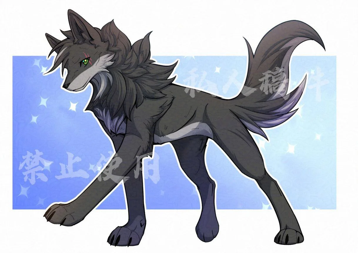 【稿件展示】又一只深灰小狼 by 小狼KillerWolf