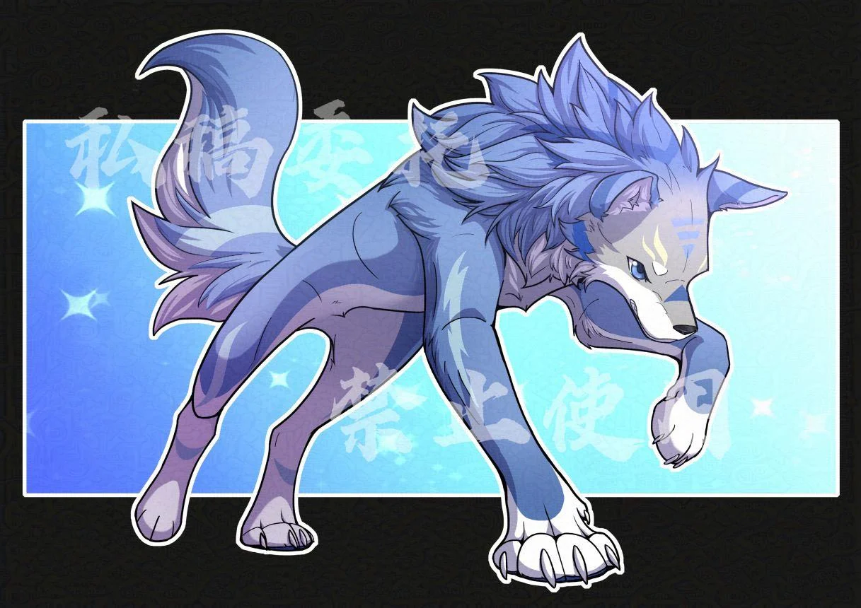 【稿件展示】蓝色狼 by 小狼KillerWolf