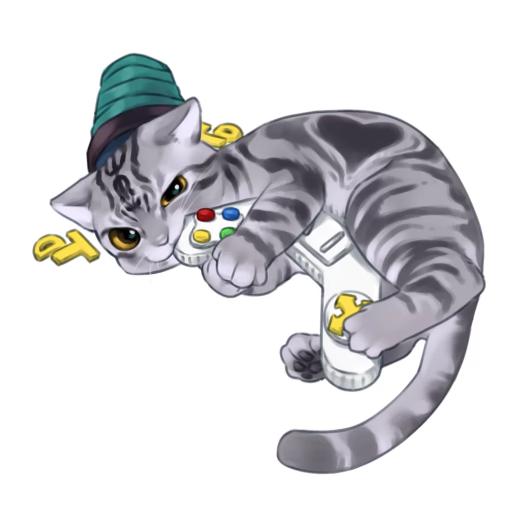 ➡️🐱🎮✨ by 毛猫饼子PancaTE, 小达比, 猫