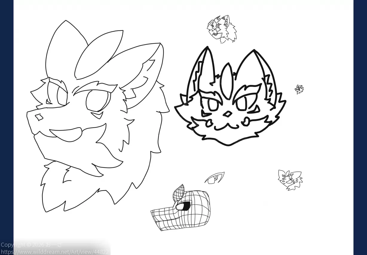 Doodles during class 2 :p by おーざ, boy, furry, ScorpionWolf, Wolf, Zelaru, ゼラル