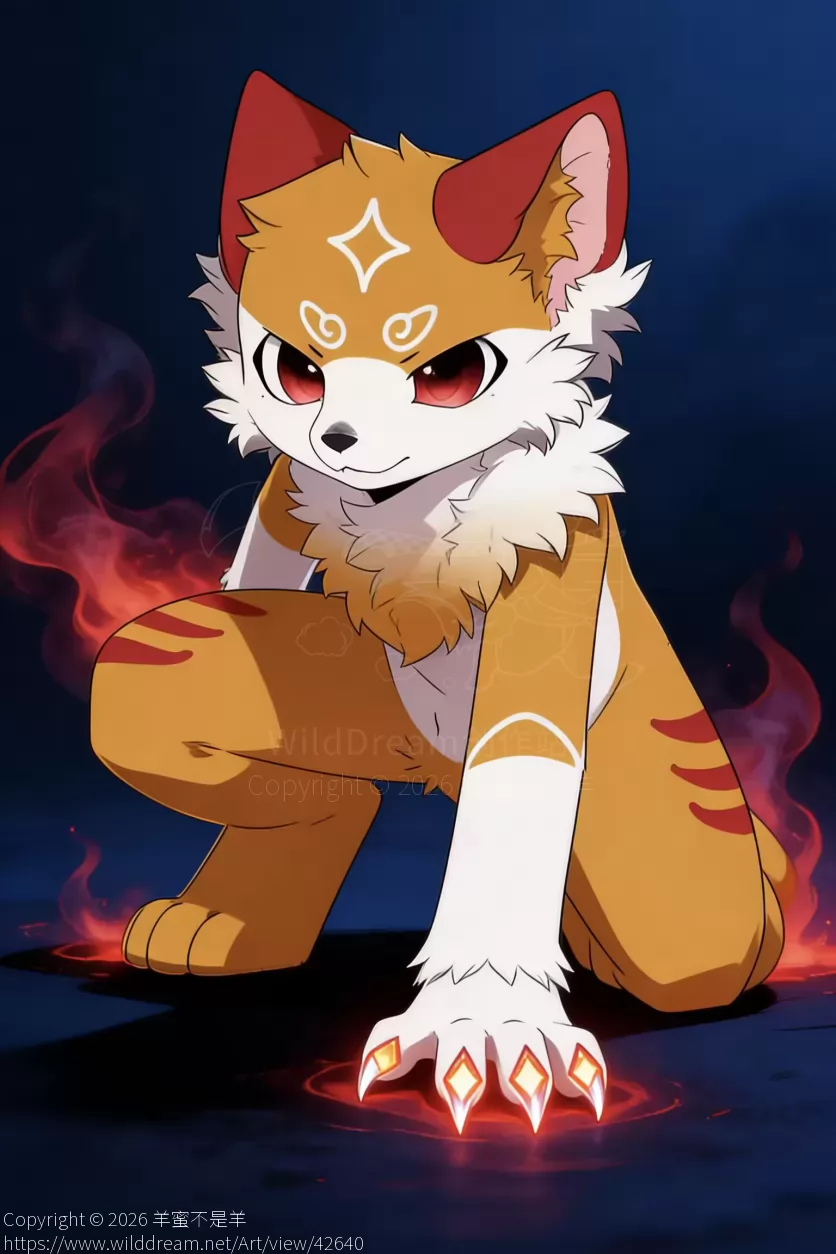 Yangmee1 by 羊蜜不是羊, furry, 狐
