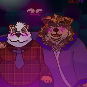 Two lovely people having a date! by army_78