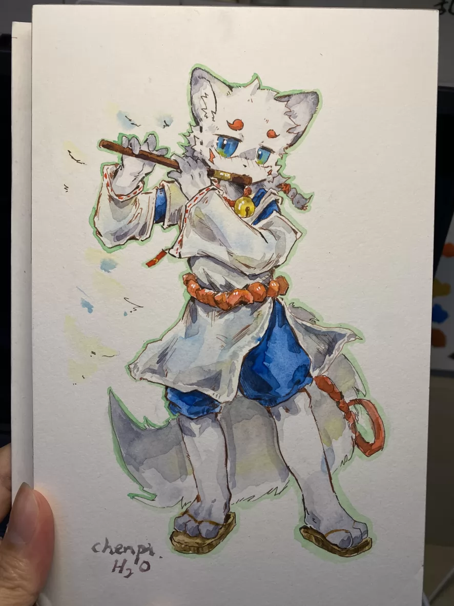 khdkah（watercolor） by 氧化氢泡陈皮