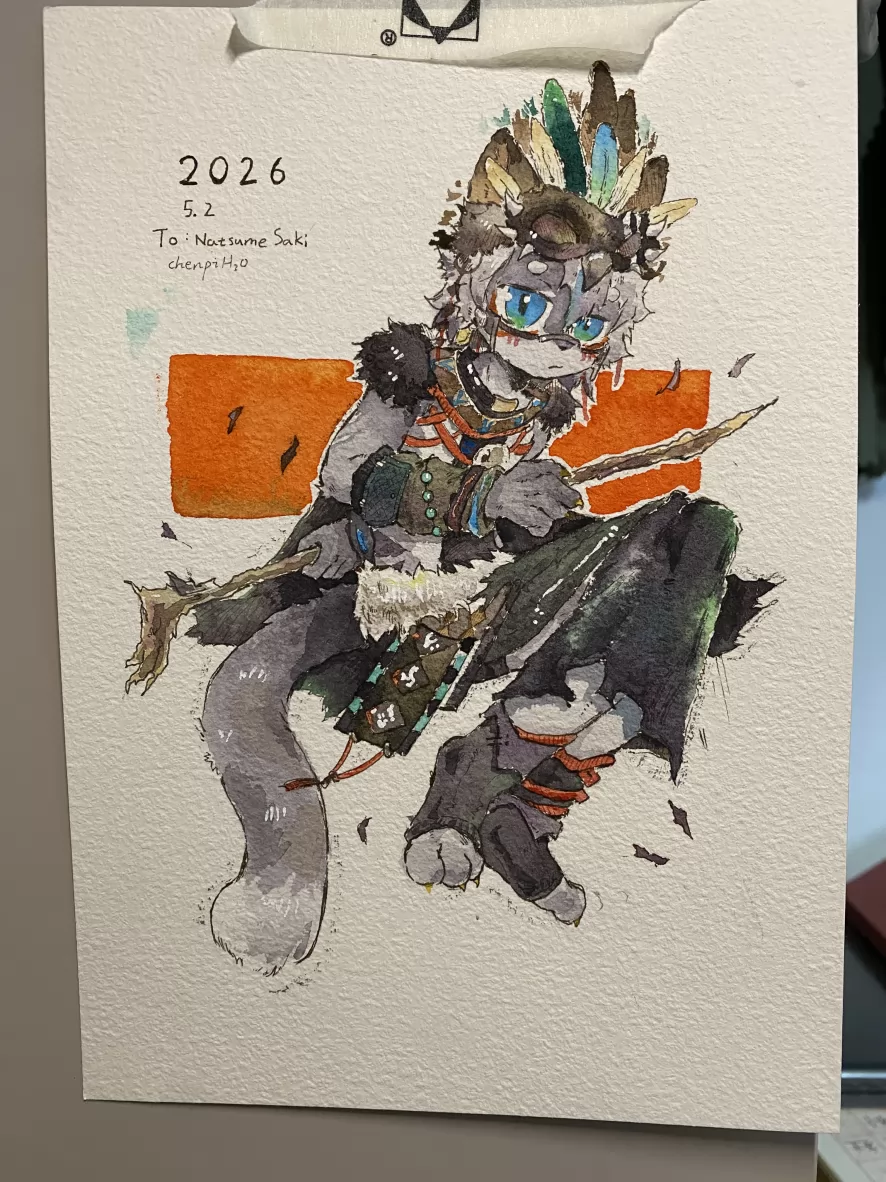 saki（watercolor） by 氧化氢泡陈皮