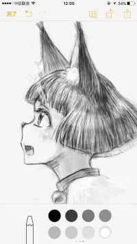 用备忘录戳的狞猫娘