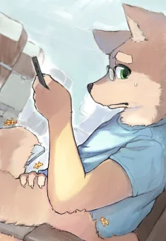 因为尾巴而困扰的邻座旅客 by 犬神x徹夜