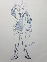 给水瓶狼的赠图 by 啦buffoon