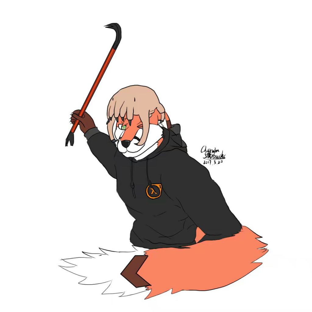hl热爱狐 by Charwin_Starbucks, 狐狸, fox, 半条命