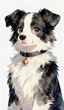 又画完一个小边牧 by 墨犬5230