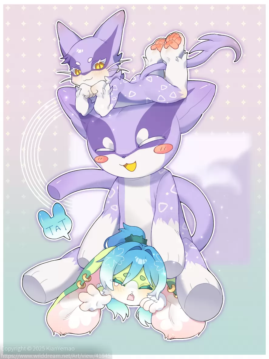 更大的拥抱 by KianYemao, furry, OC, 兽人, 宝可梦