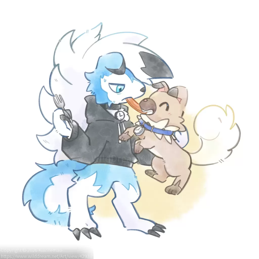 年糕 by KianYemao, furry, OC, 兽, 兽人, 兽设, 宝可梦