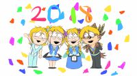 2018新年水蓝新世界套服装