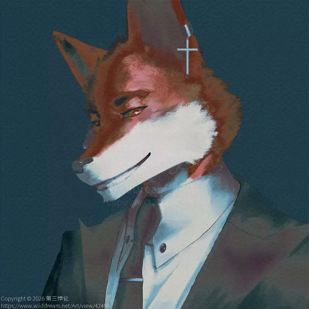 Commission Blue Memory by 第三悖论, 福瑞, Furry