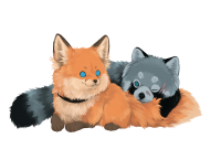 KiroFox&KomaPanda by 拒魔狼