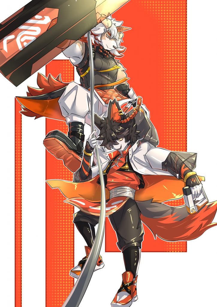 吽阿 by 邮筒状弑君体, 明日方舟, 吽阿