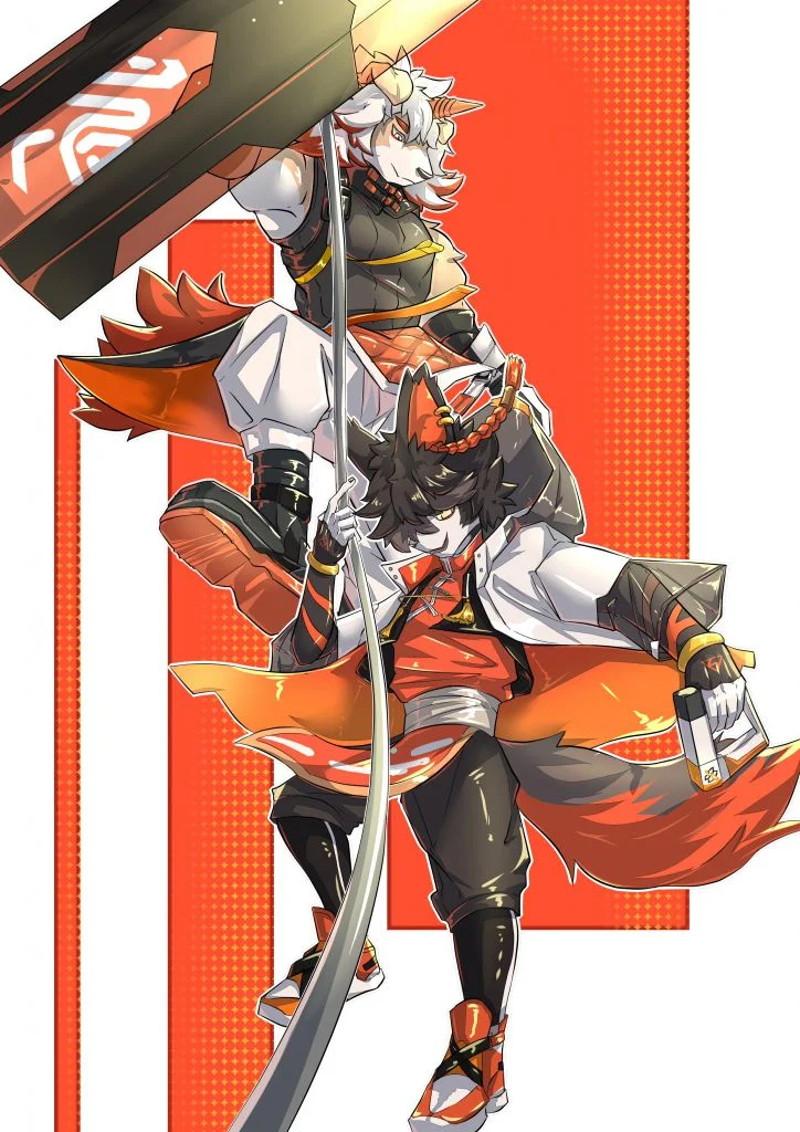 吽阿 by 邮筒状弑君体, 明日方舟, 吽阿
