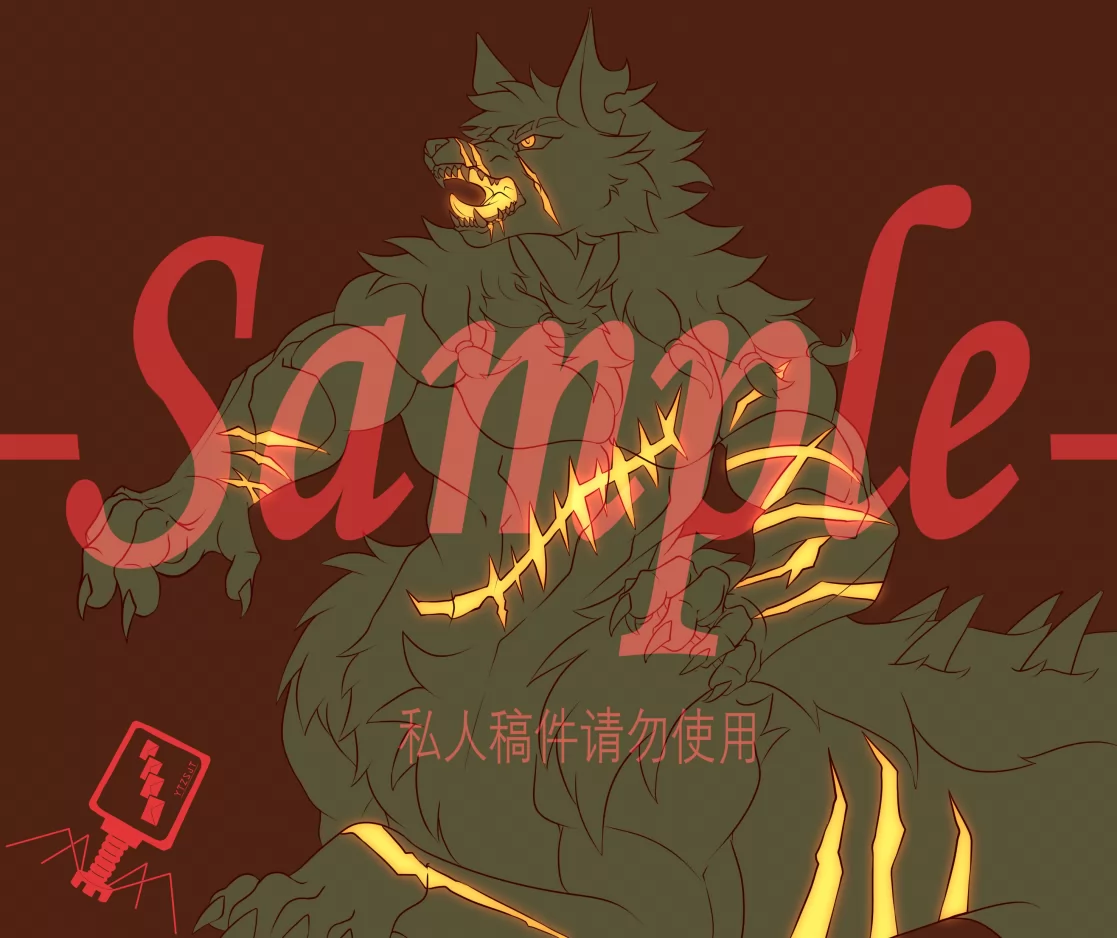 荧光伤疤半身8 by 邮筒状弑君体