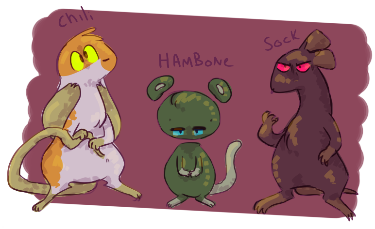 ratmouse boys by brutalbunny