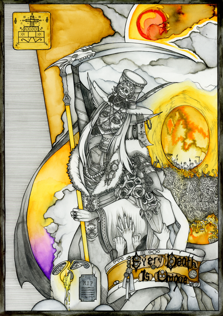 Baron Samedi by Motsaenggin, motsaenggin, samedi, undead, kemono, furry, anthro, dead, death, scythe
