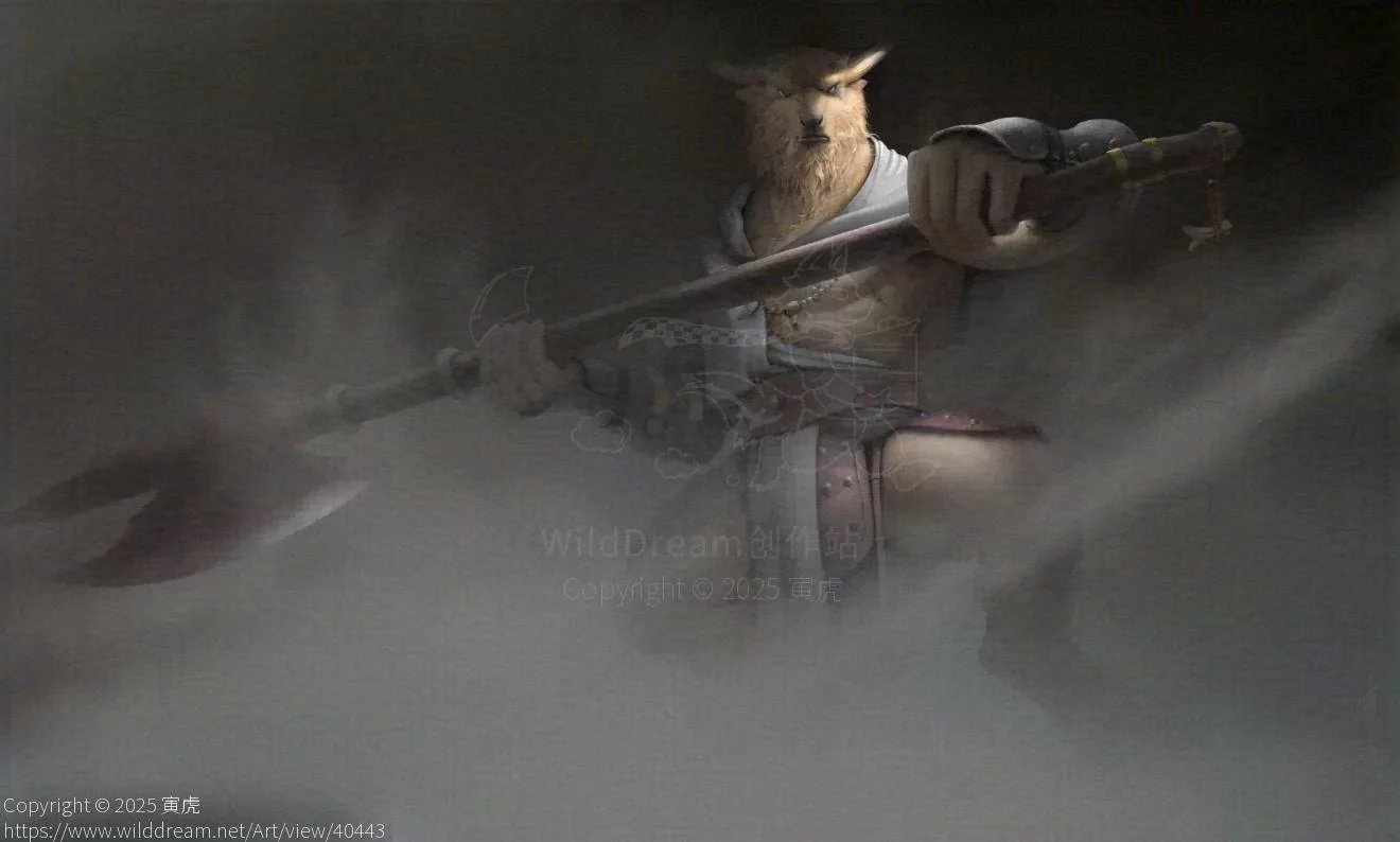 【黑神话悟空】之【浩斧力士】 by 寅虎, furry , 毛茸茸, 浩斧力士, 黑神话