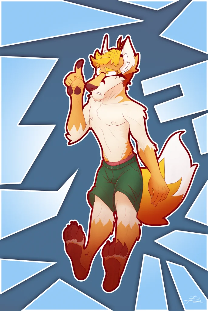 Um what by JLindseyB, Anthro, fox, guy, cool
