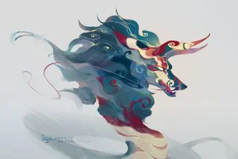 速涂摸鱼稿130R头像32 by 离i