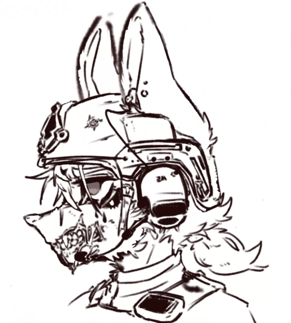 亡者行军 by Felixy皎白, furry, 丧尸, 武装furry