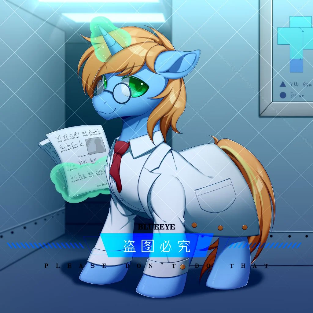 193-0419已付sy  by BlueEye, pony, 板绘, 小马, oc, 委托