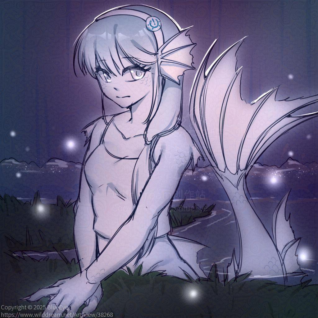 鲛人【杨梦妍】  by BlueEye, 兽人