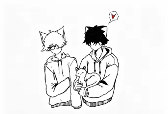 抱猫猫 by SquareRoot