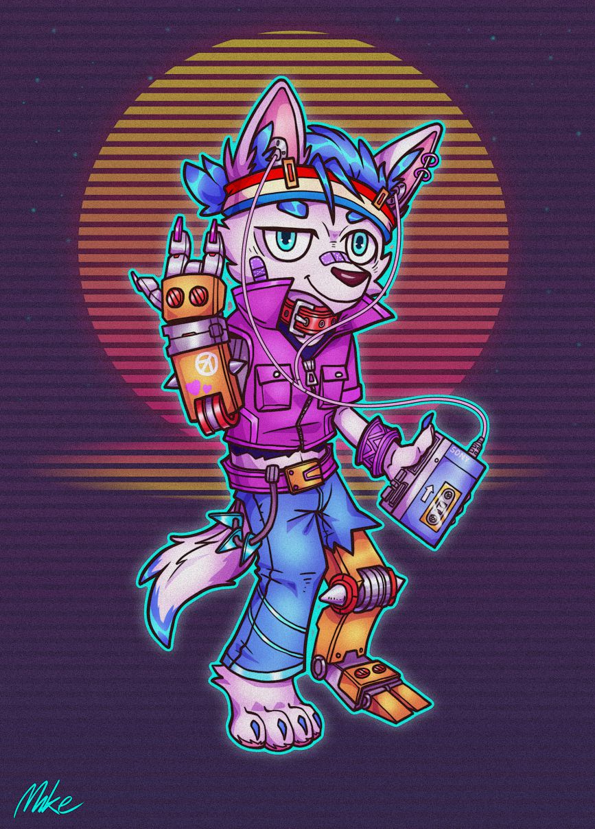 80s by Mike, 复古, 狼